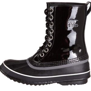 Sorel patent leather black 1964 boots